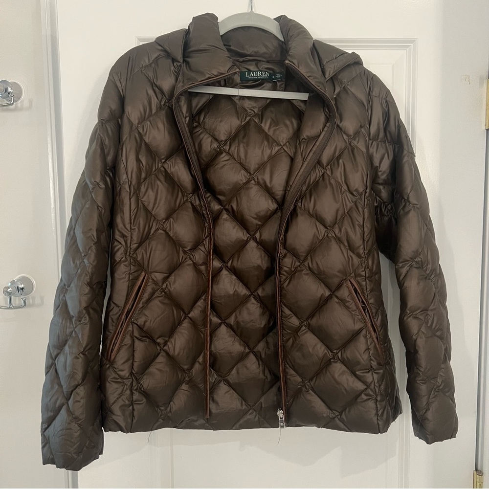 Packable Quilted Hooded Down Jacket